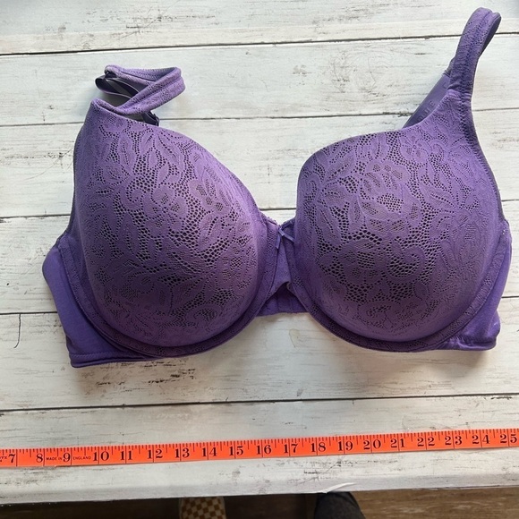Cacique 42DDD purple wired, full coverage bra - Picture 1 of 6